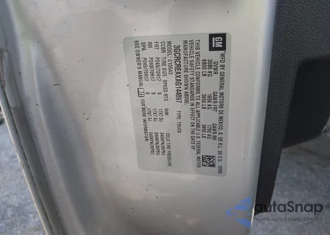 2010 Chevrolet Silverado 1500 Ls from USA, damaged, VIN 3GCRCREAXAG144897